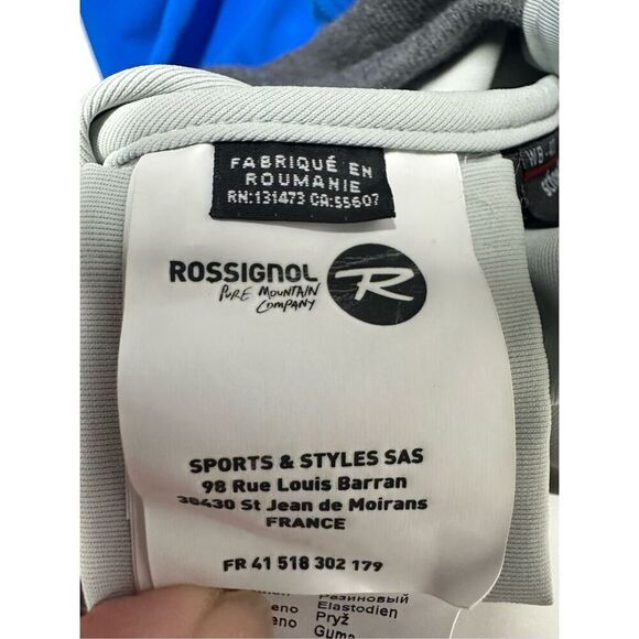Rare Rossignol Look Women’s Activewear Jacket Size M Blue Cobalt Lined See Note - Picture 6 of 15